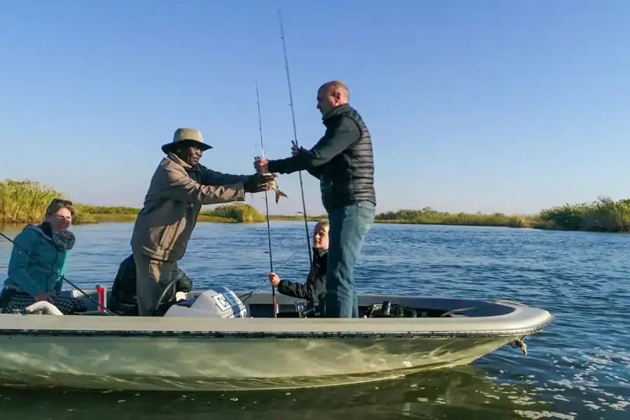 🕓Victoria Falls: Chobe River Tiger Fishing Safari with Lunch