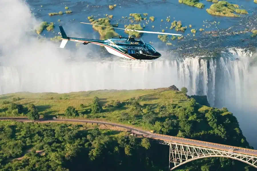 🕓Victoria Falls: Helicopter Flight with Video& Certificate