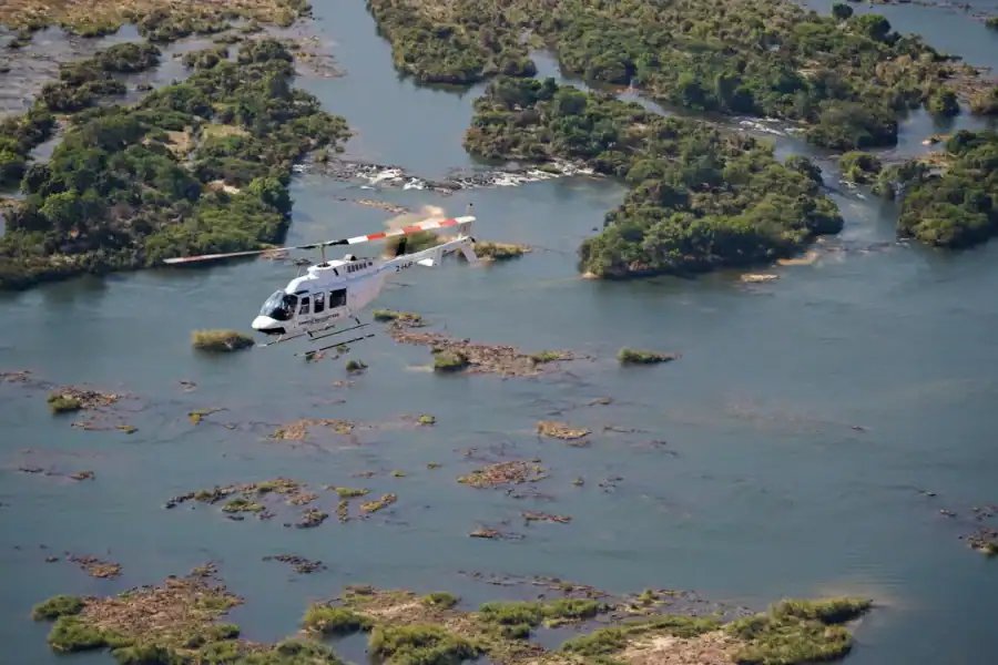 🕓Victoria Falls:Explore the Zambezi Helicopter Experience
