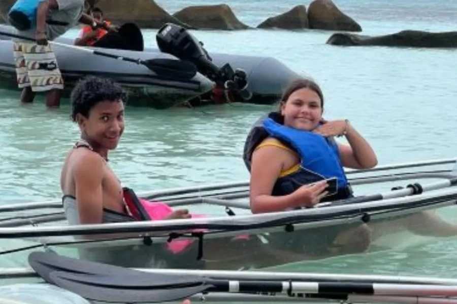 🕓VISIT La Digue Island Taxi Boat Transfer& Free Bicycle!