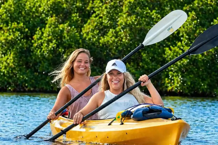 🕓Zanzibar: Mangrove Kayak Tour + Tropical Snack Pack include
