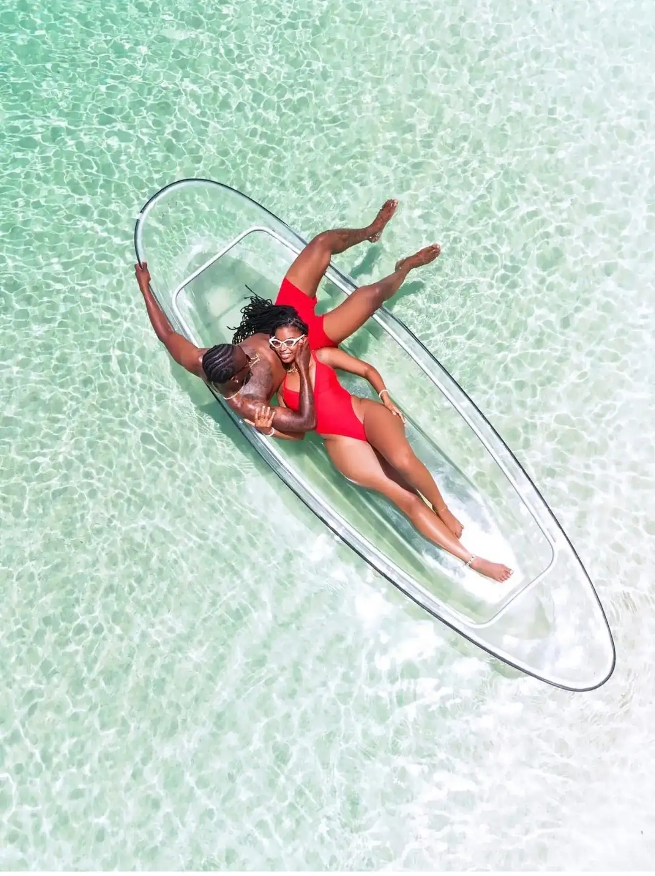 🕓Zanzibar: Transparent Kayak and Drone (with Pickup Included)