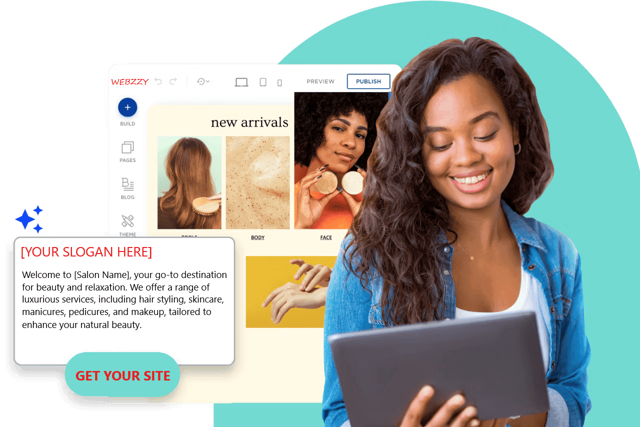 image of a woman on an ipad